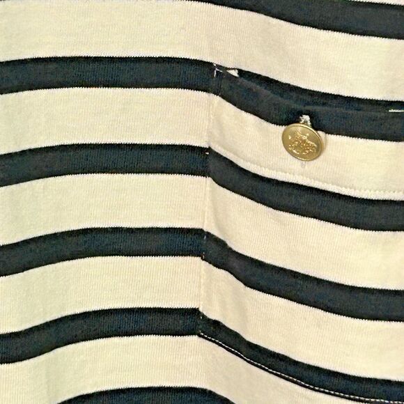 J.Crew NWT Mariner Cloth Shirtdress 3X Gold Buttons Pockets Nautical Preppy - Picture 7 of 10